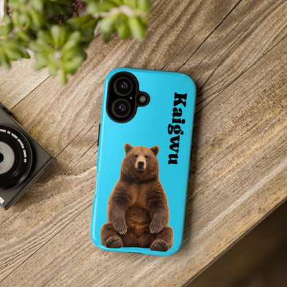 Kiowa Tough Cases: Personalized Kaigwu Tough Phone Case with Horse Rider Design