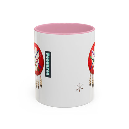 Peoria Powawera Dreamcatcher Coffee Mug — Colorful 11oz & 15oz Ceramic