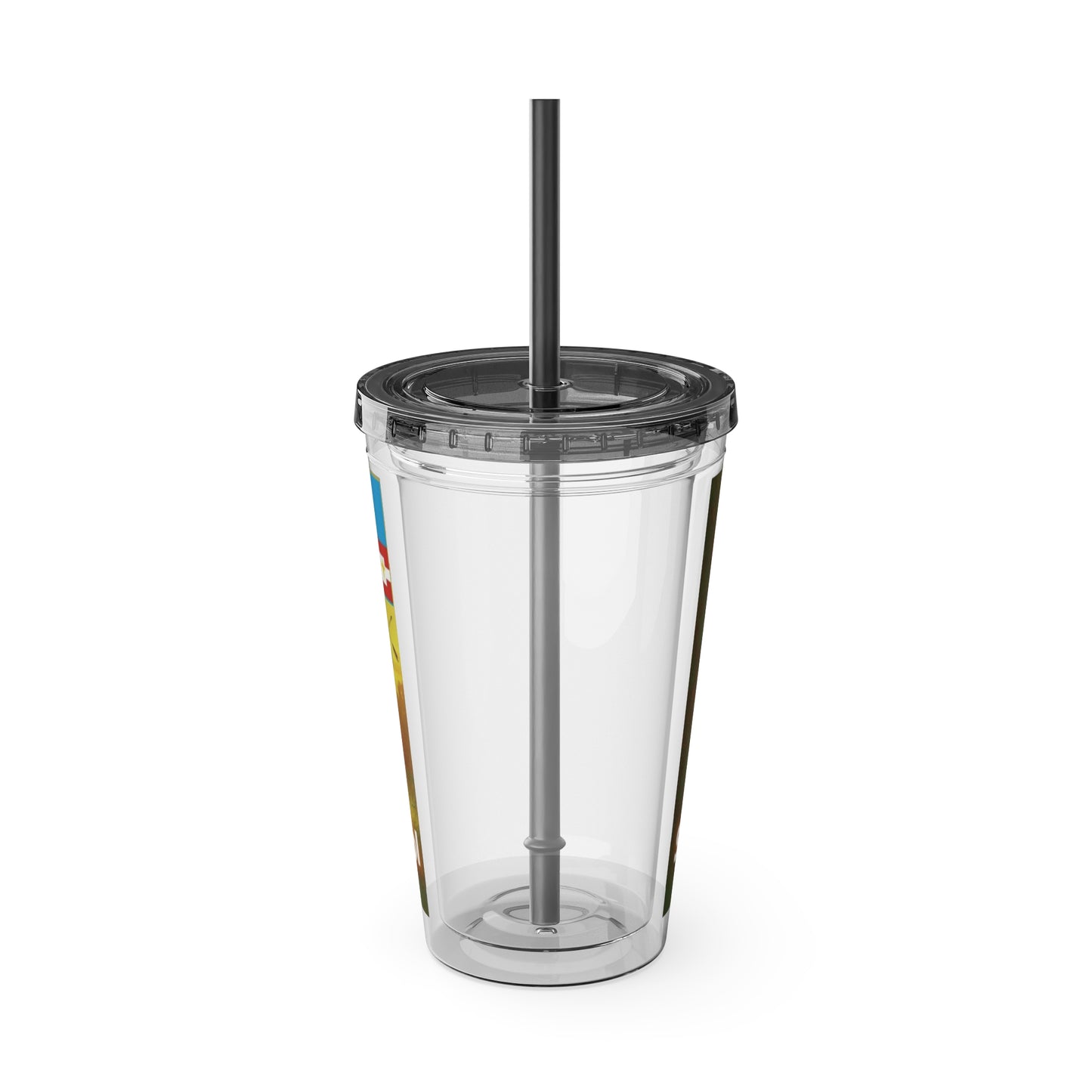 Shawnee N Sunsplash Tumbler with Straw, 16oz