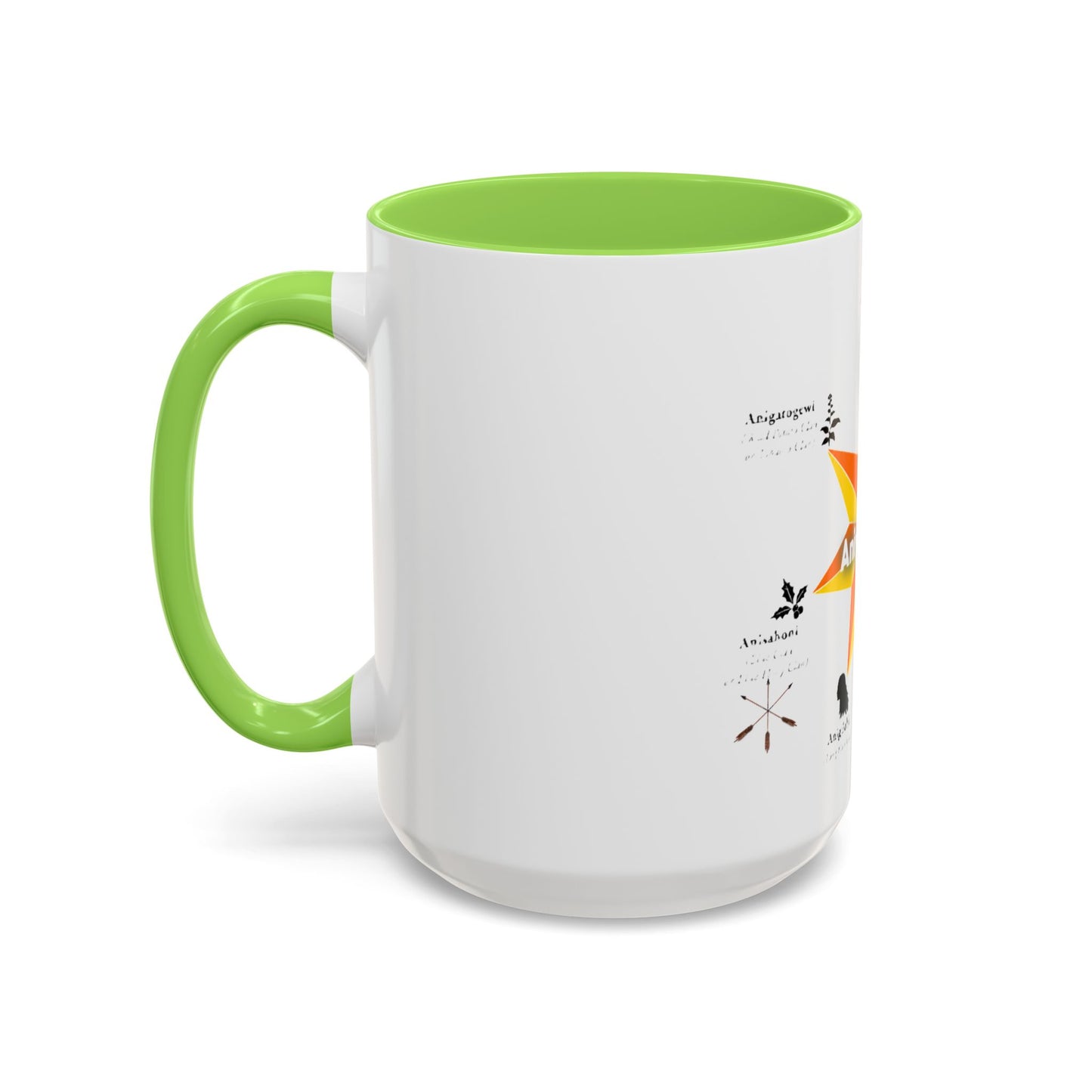 Aniyunwiya Star Map Coffee Mug — Native Seneca/Onondaga Language Names