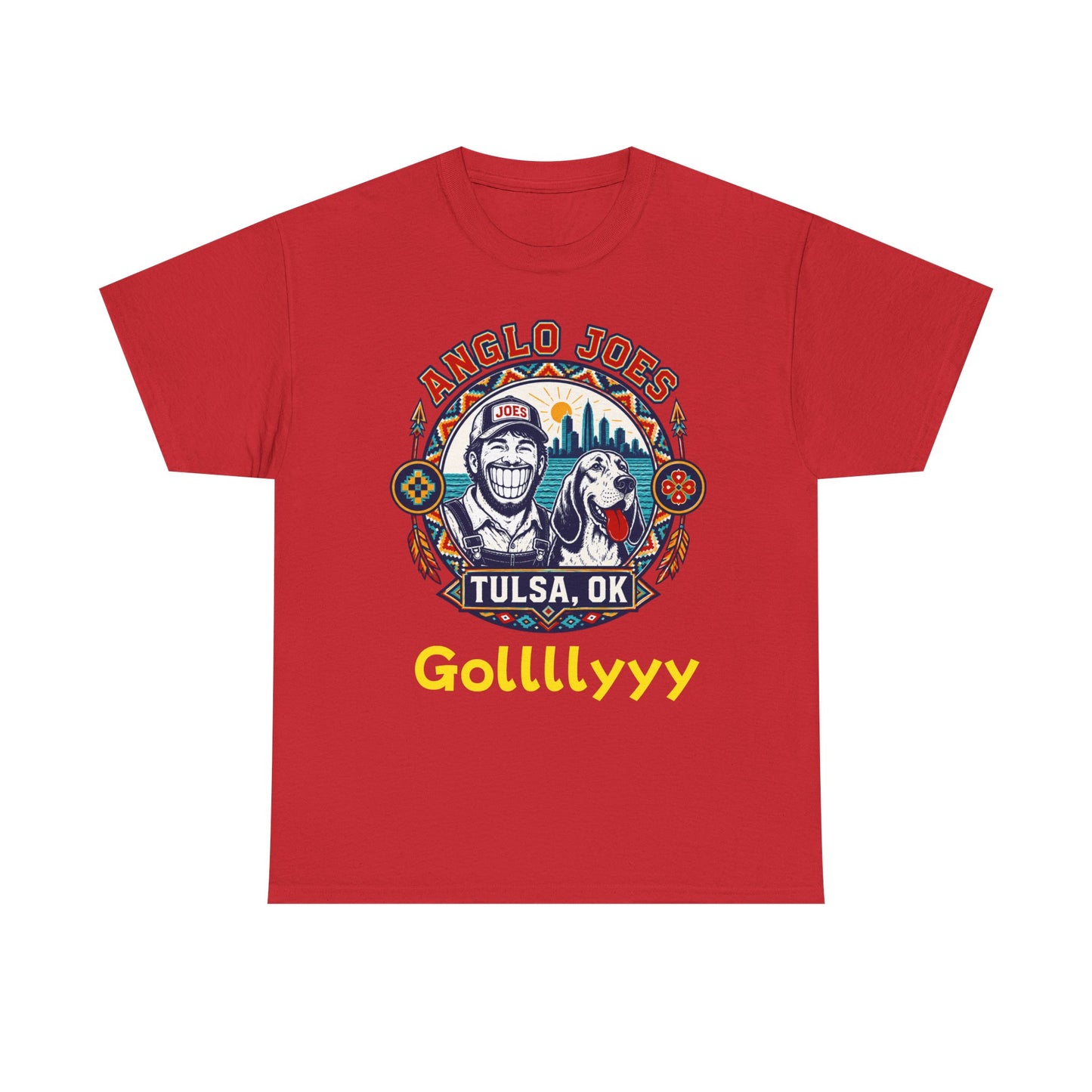 Anglo Joe’s Tulsa Tee Gollllyyyy — 'Gollllyyy' Retro Sports Graphic T-Shirt