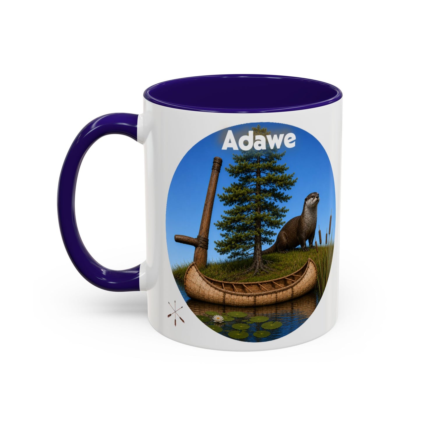 Ottawa Adawe Otter Canoe Mug — Nature Wildlife Coffee Cup (11oz & 15oz)