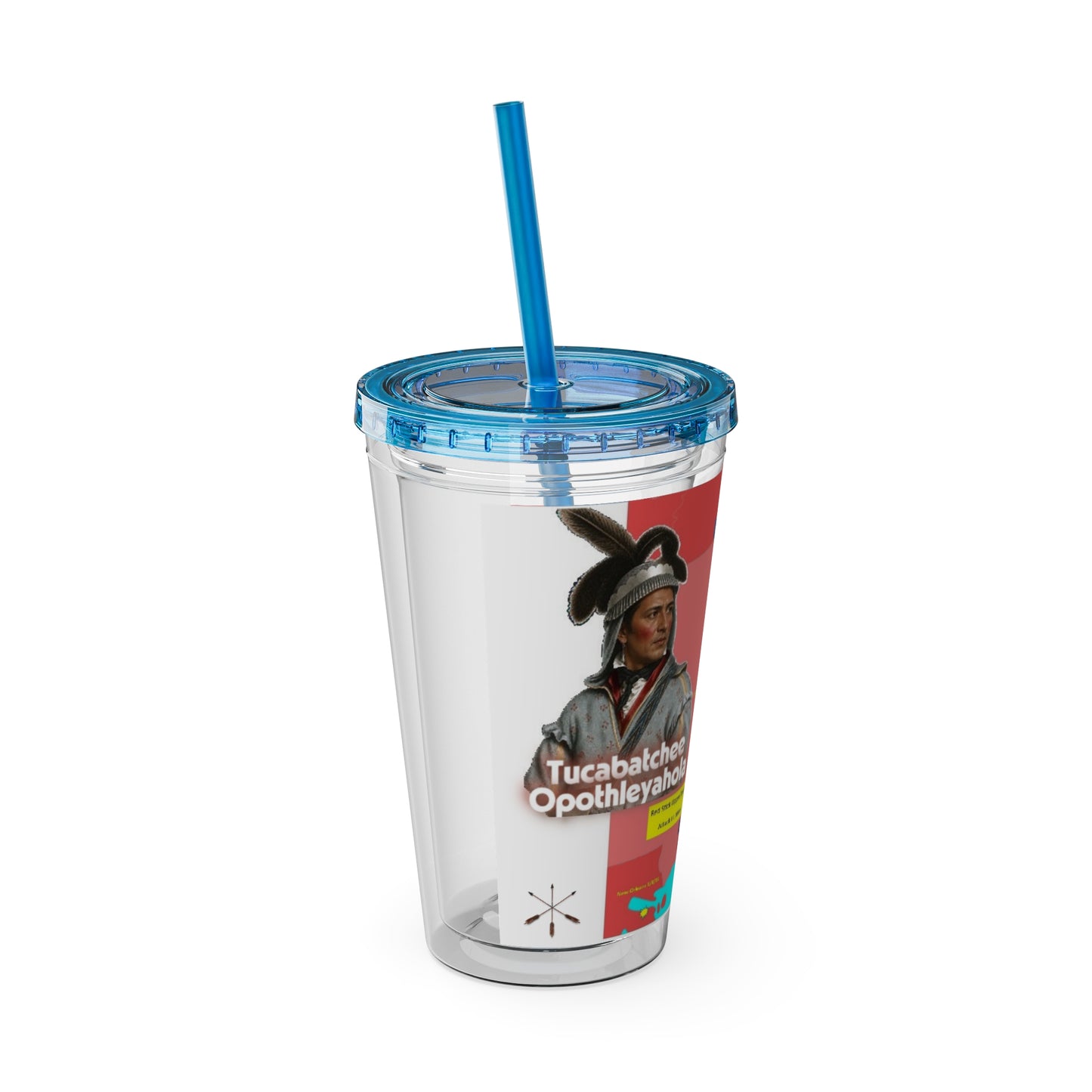 Opothleyahola Sunsplash Tumbler with Straw, 16oz