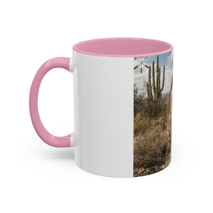 Ft. Sill Apache Desert Scene Coffee Mug — 'N'de' Southwest Landscape 11/15oz
