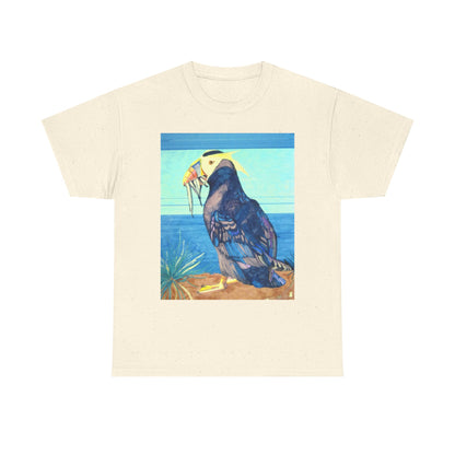 Puffin Beach Tee — Vintage Seaside Bird Graphic T-Shirt