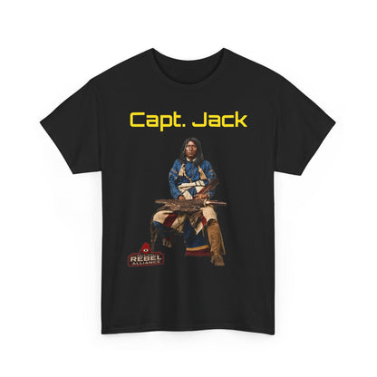 Capt. Jack Graphic Tee — Vintage Captain Illustration Shirt