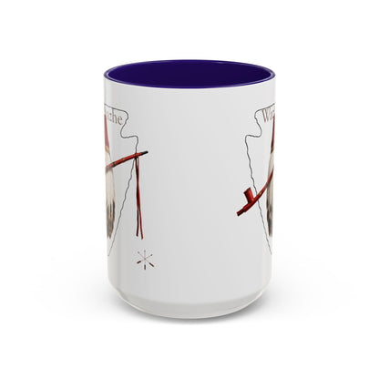 Osage Wazhazhe Tribal Feather Mug (11oz & 15oz) — Native-Inspired Coffee Cup