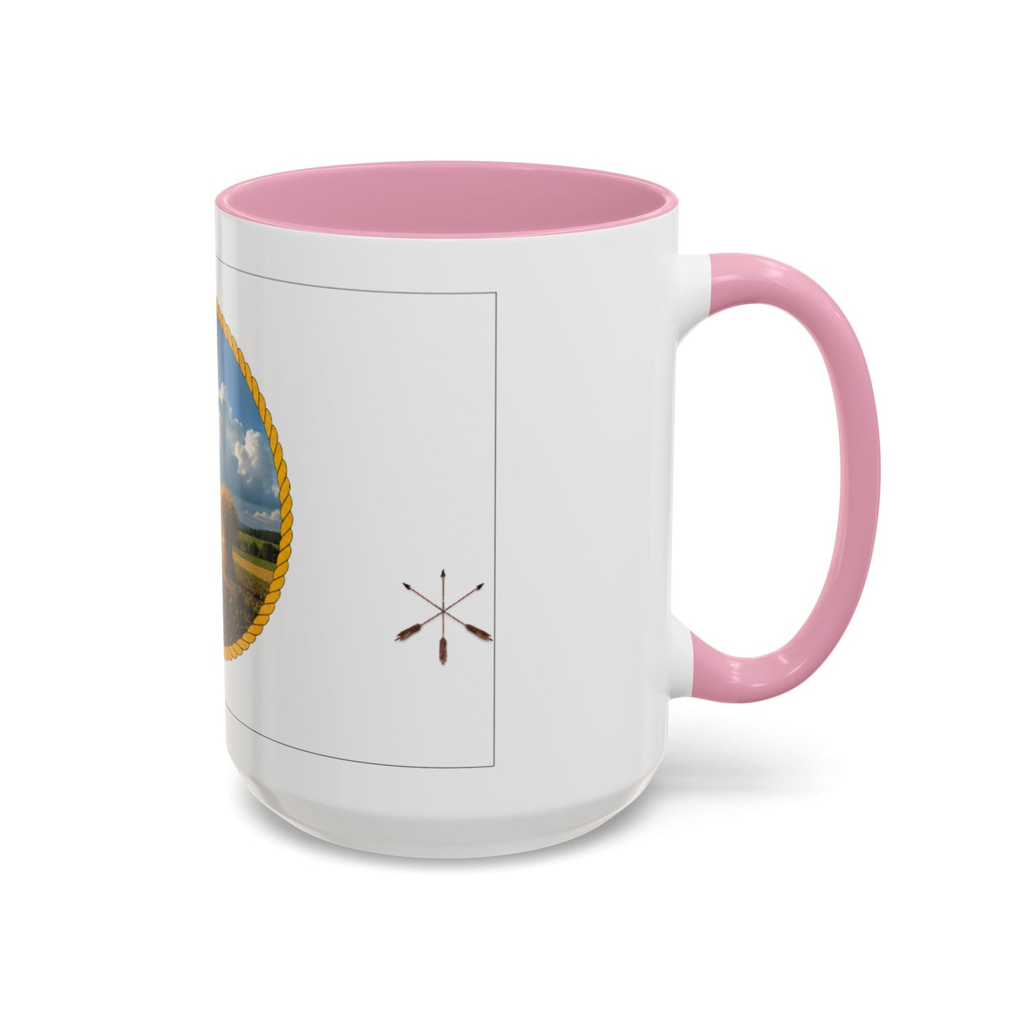 Muscogee Scenic Harvest Coffee Mug – Rustic Countryside Landscape 11oz/15oz