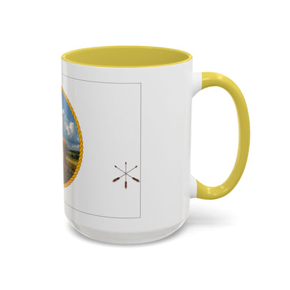 Muscogee Scenic Harvest Coffee Mug – Rustic Countryside Landscape 11oz/15oz