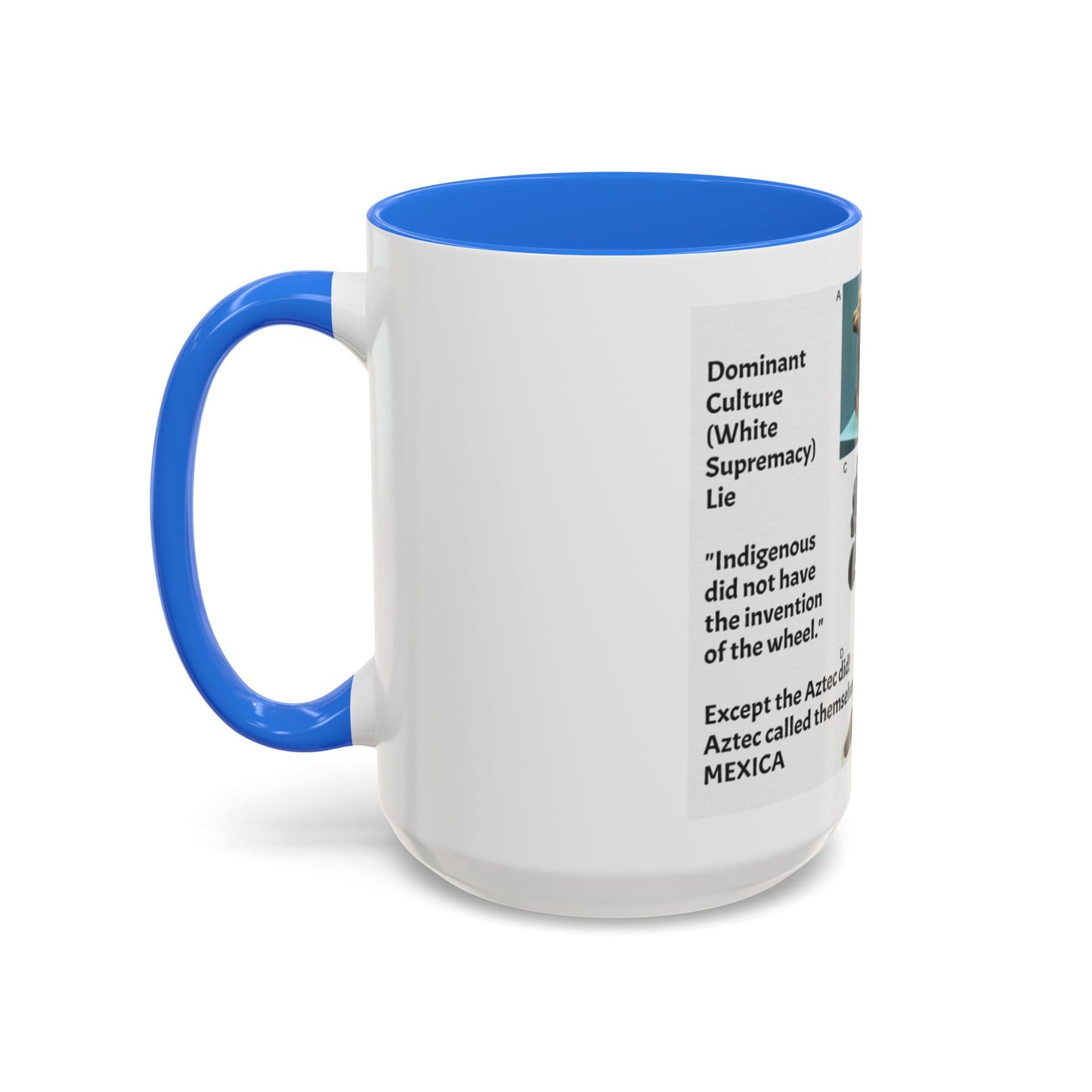 Aztec Artifact Photos Collage Coffee Mug (11oz/15oz)