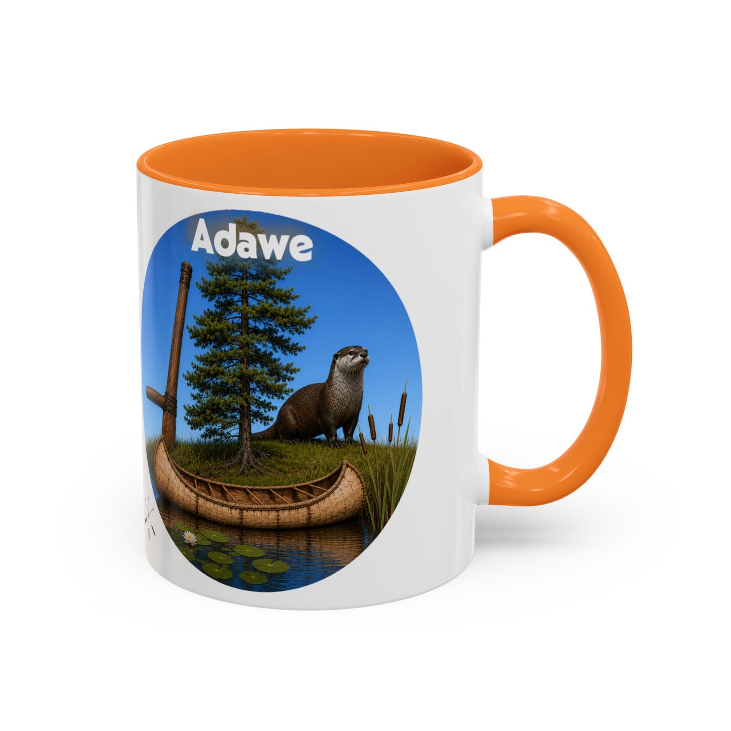 Ottawa Adawe Otter Canoe Mug — Nature Wildlife Coffee Cup (11oz & 15oz)