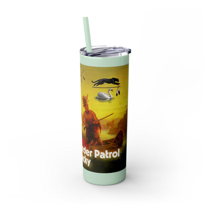 Shawnee East Skinny Tumbler with Straw, 20oz