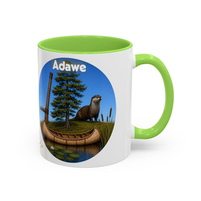 Ottawa Adawe Otter Canoe Mug — Nature Wildlife Coffee Cup (11oz & 15oz)