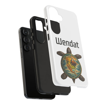 Wyandotte Wendat Turtle Phone Case — Indigenous Turtle Shield Design
