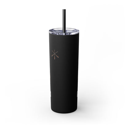 Thlopthlocco Skinny Tumbler with Straw, 20oz