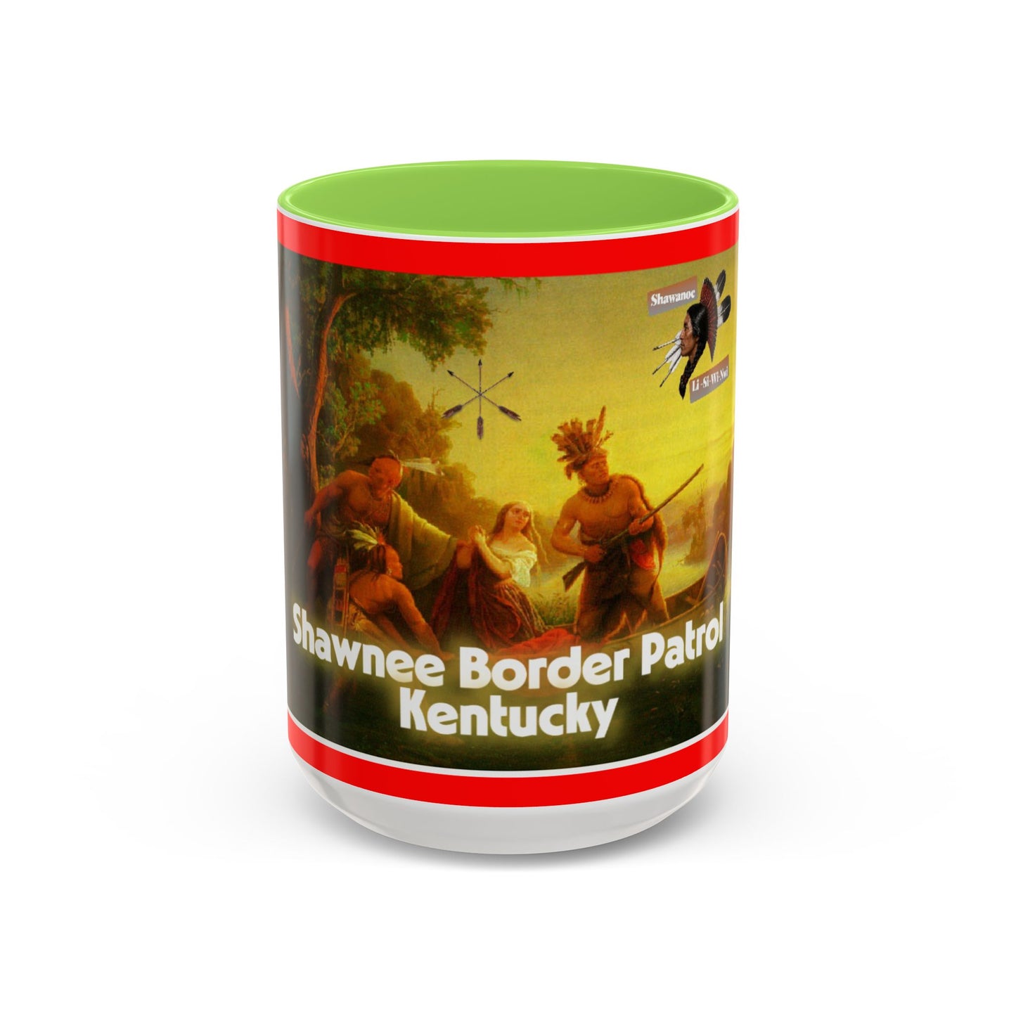 Shawnee Absentee Border Patrol Colorful Mugs (11oz, 15oz)