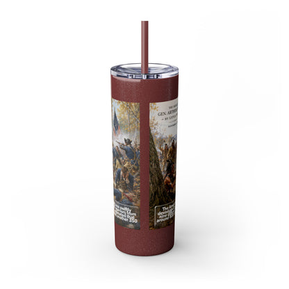 Miami Tribe Historical Skinny Tumbler 20oz — Native American Heritage Travel Cup