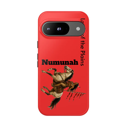 Comanche Numunah Horse Phone Case — 'Lords of the Plains' Red Protective Case