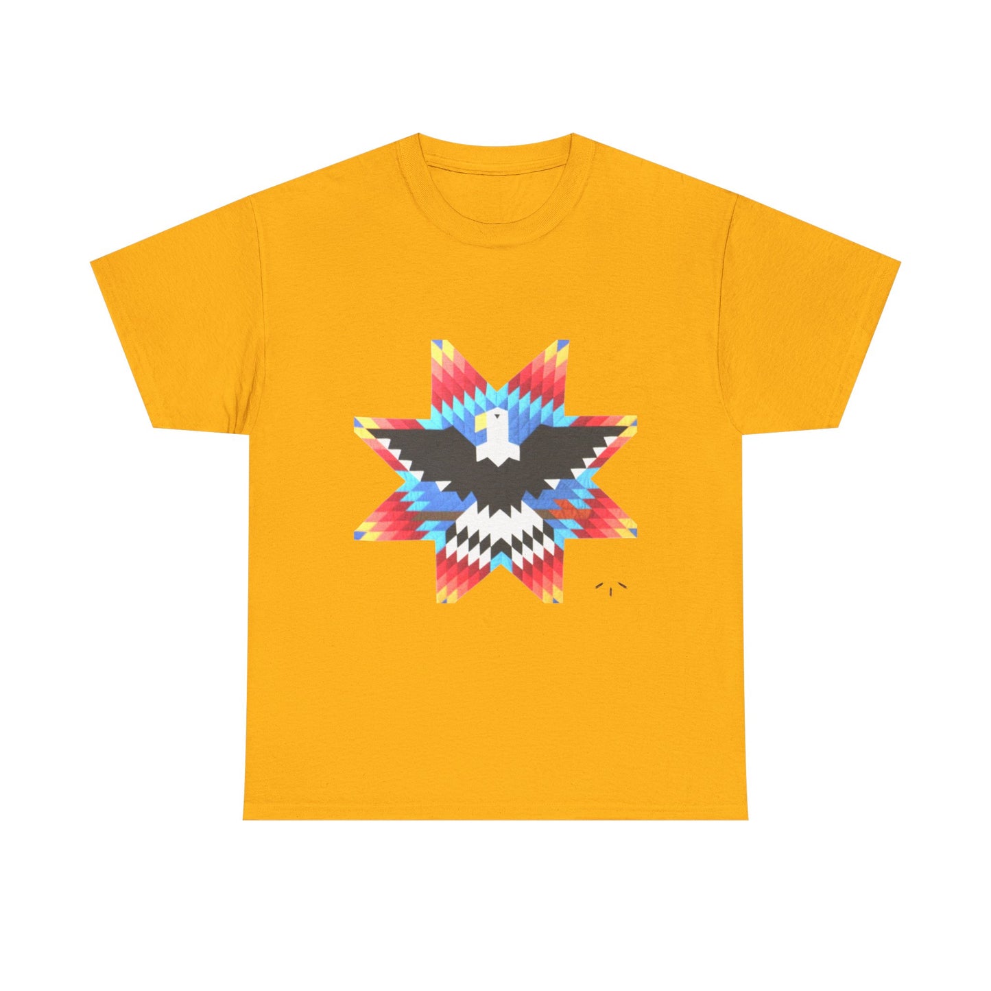 Native Star Eagle Graphic Tee with Arrow Backprint