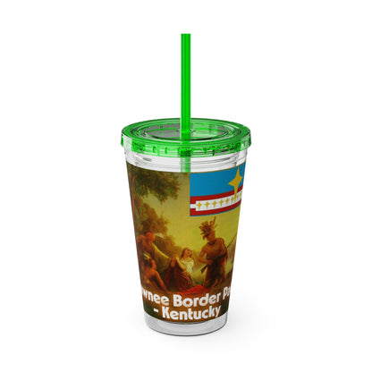 Shawnee N Sunsplash Tumbler with Straw, 16oz