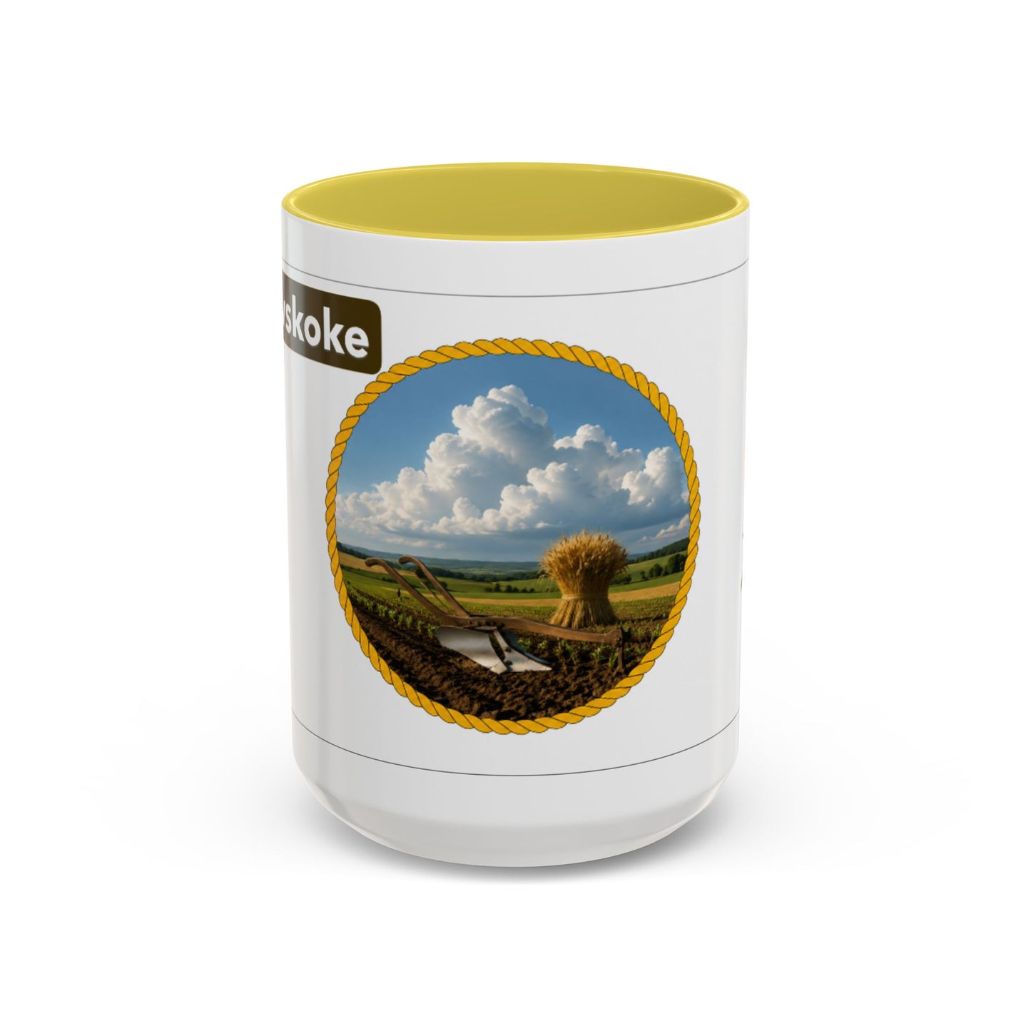 Muscogee Scenic Harvest Coffee Mug – Rustic Countryside Landscape 11oz/15oz
