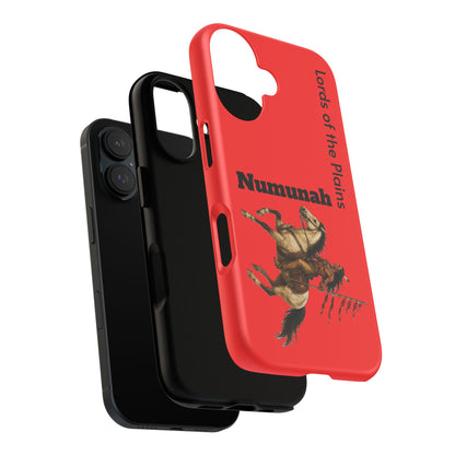 Comanche Numunah Horse Phone Case — 'Lords of the Plains' Red Protective Case
