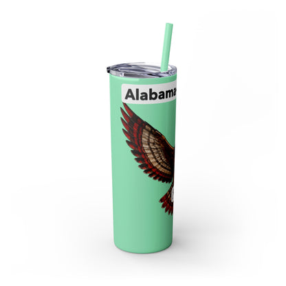 AQ Skinny Tumbler with Straw, 20oz