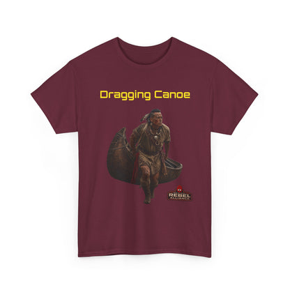 Dragging Canoe Canoe Warrior T-Shirt — Native American Historical Tribute Tee