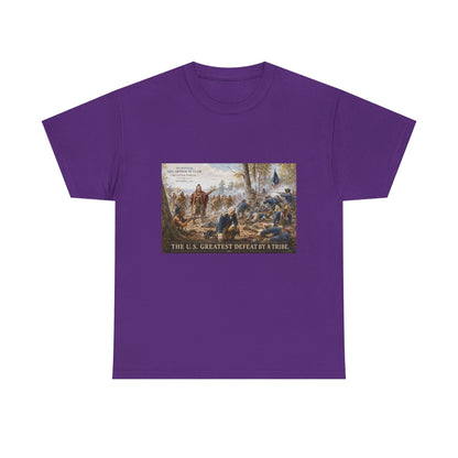 Chief Little Turtle Historical Battle Tee — "The U.S. Greatest Defeat by a Tribe" Cotton T-Shirt