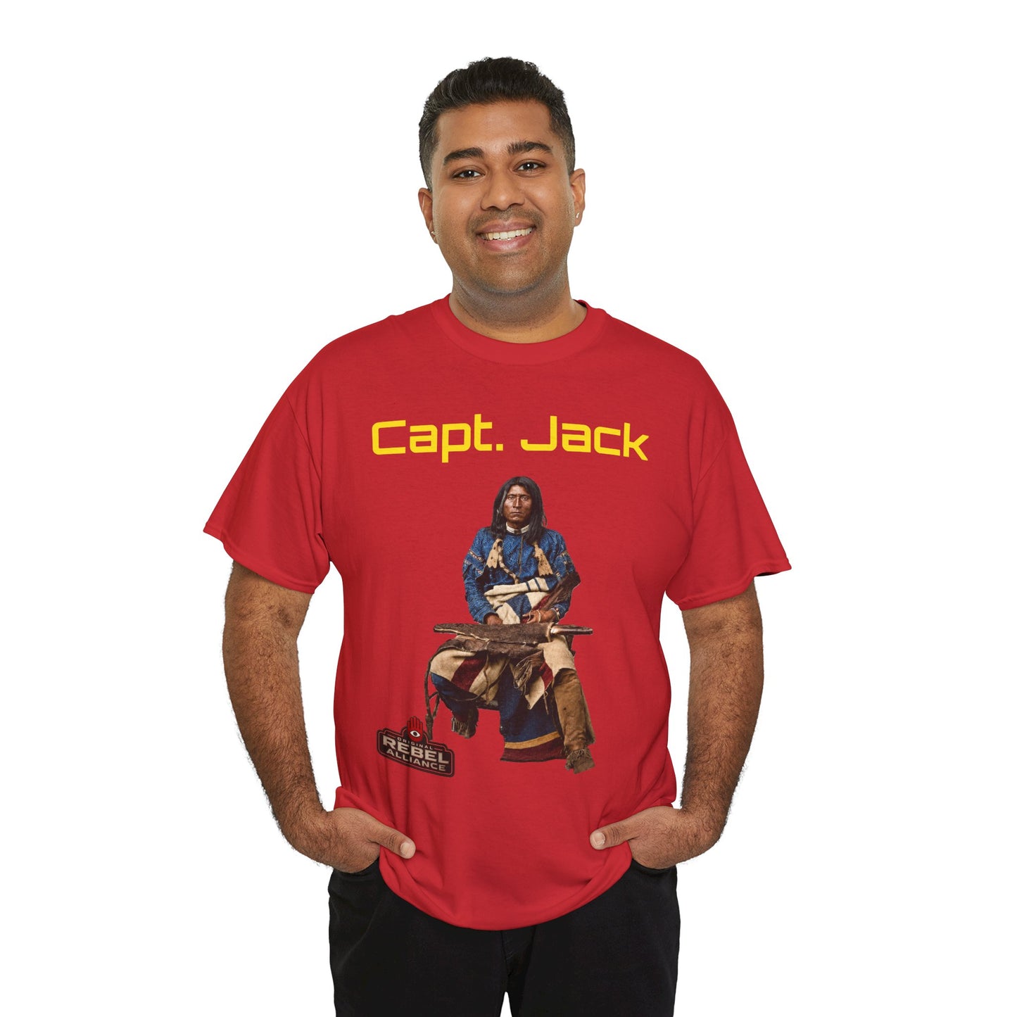 Capt. Jack Graphic Tee — Vintage Captain Illustration Shirt