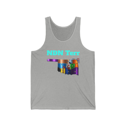 NDN Territory — Colorful State Map & Arrow Crossback Design