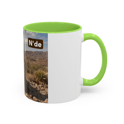 Ft. Sill Apache Desert Scene Coffee Mug — 'N'de' Southwest Landscape 11/15oz