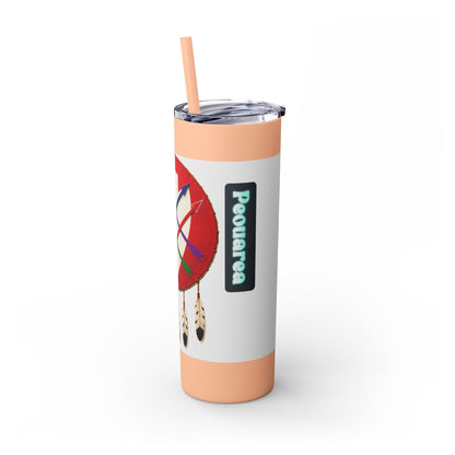 Peoria 20oz Skinny Tumbler with Dreamcatcher Shield Design