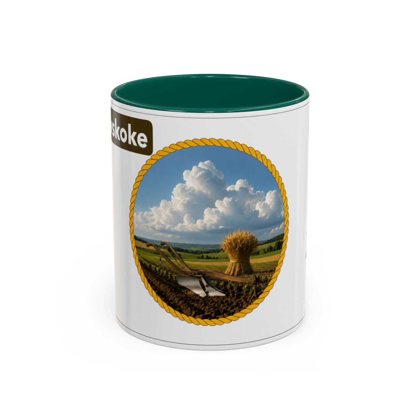 Muscogee Scenic Harvest Coffee Mug – Rustic Countryside Landscape 11oz/15oz