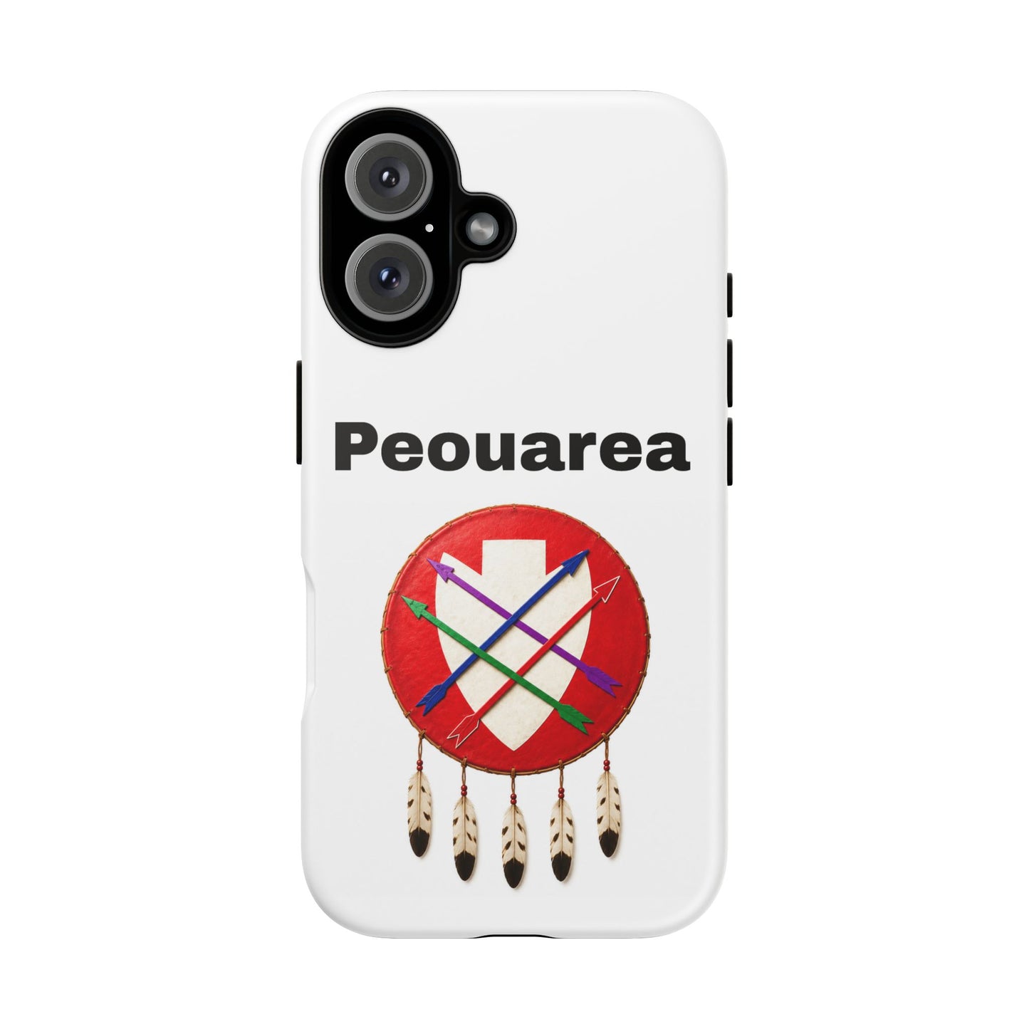 Peoria Phone Case — 'Peouarea' Dreamcatcher Shield Design
