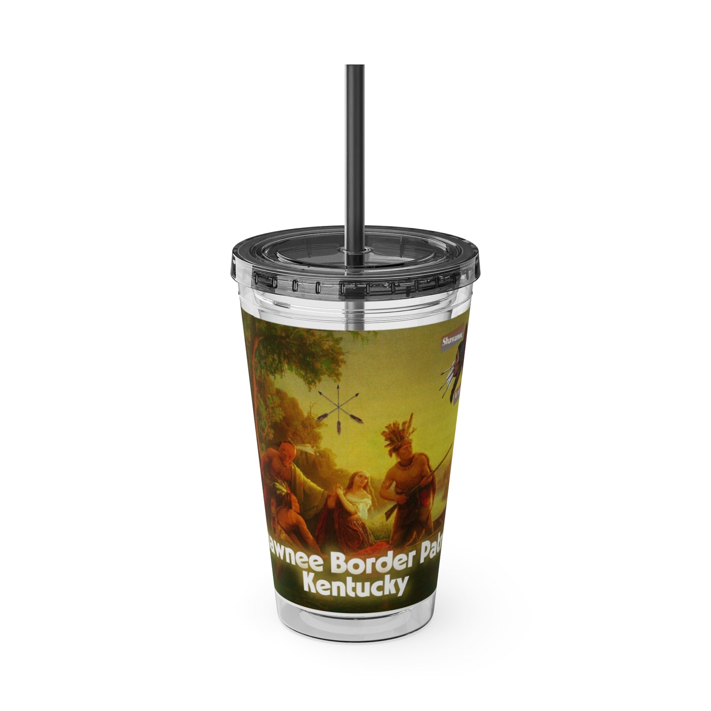 Shawnee Absentee Sunsplash Tumbler with Straw, 16oz