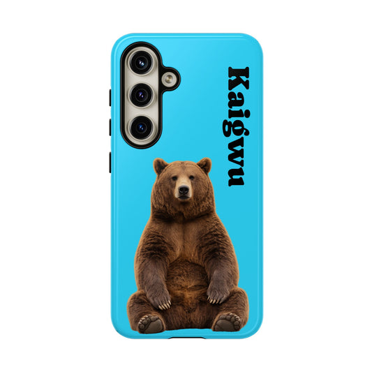 Kiowa Tough Cases: Personalized Kaigwu Tough Phone Case with Horse Rider Design
