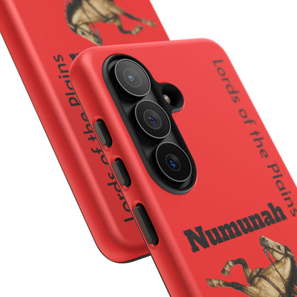 Comanche Numunah Horse Phone Case — 'Lords of the Plains' Red Protective Case
