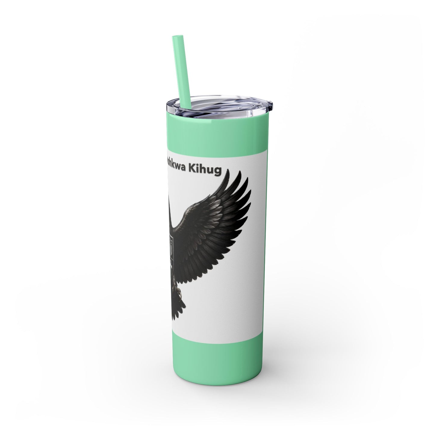 Sac Fox Skinny Tumbler with Straw, 20oz