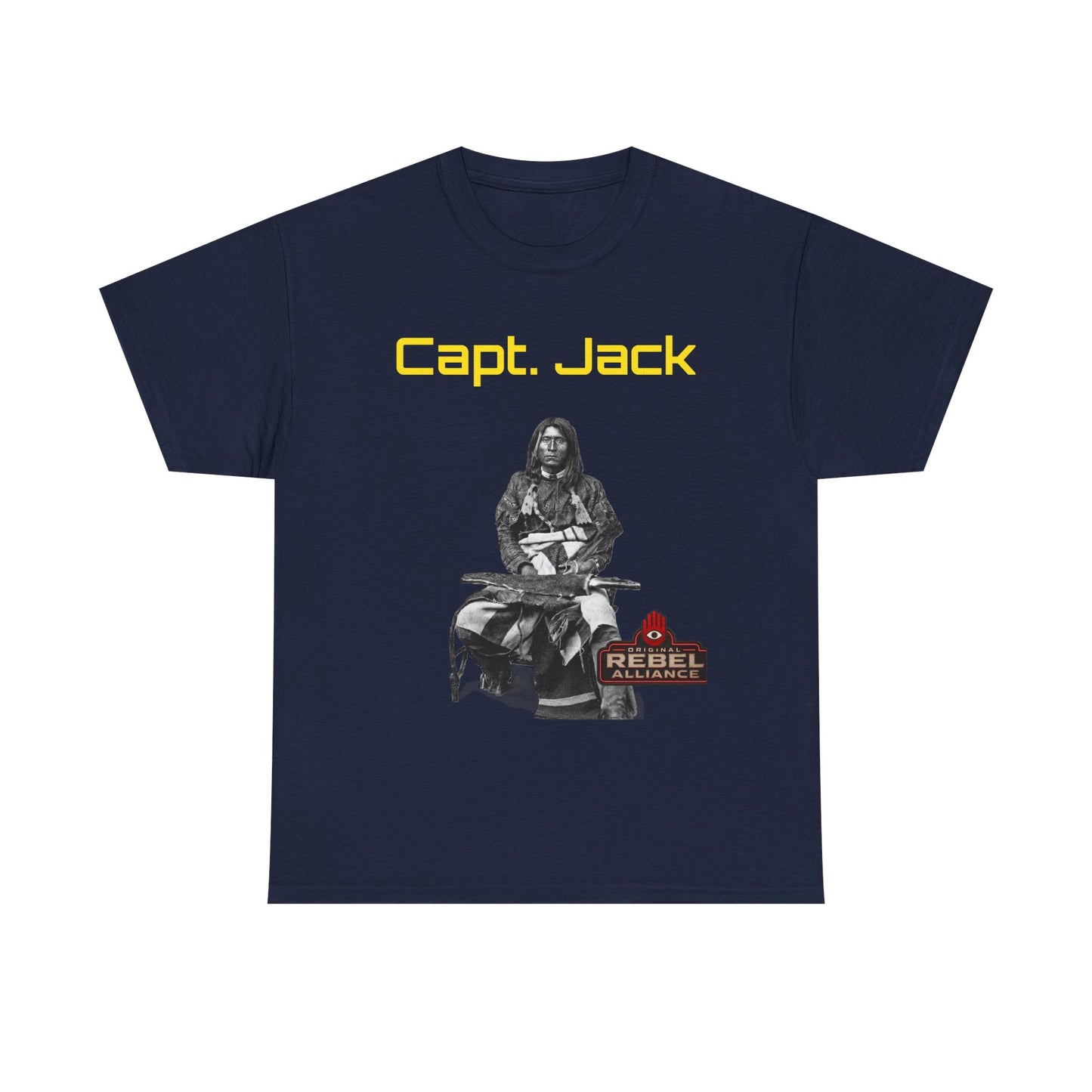 Capt. Jack Graphic Tee — Rebel Archer Vintage Arrow Back Print