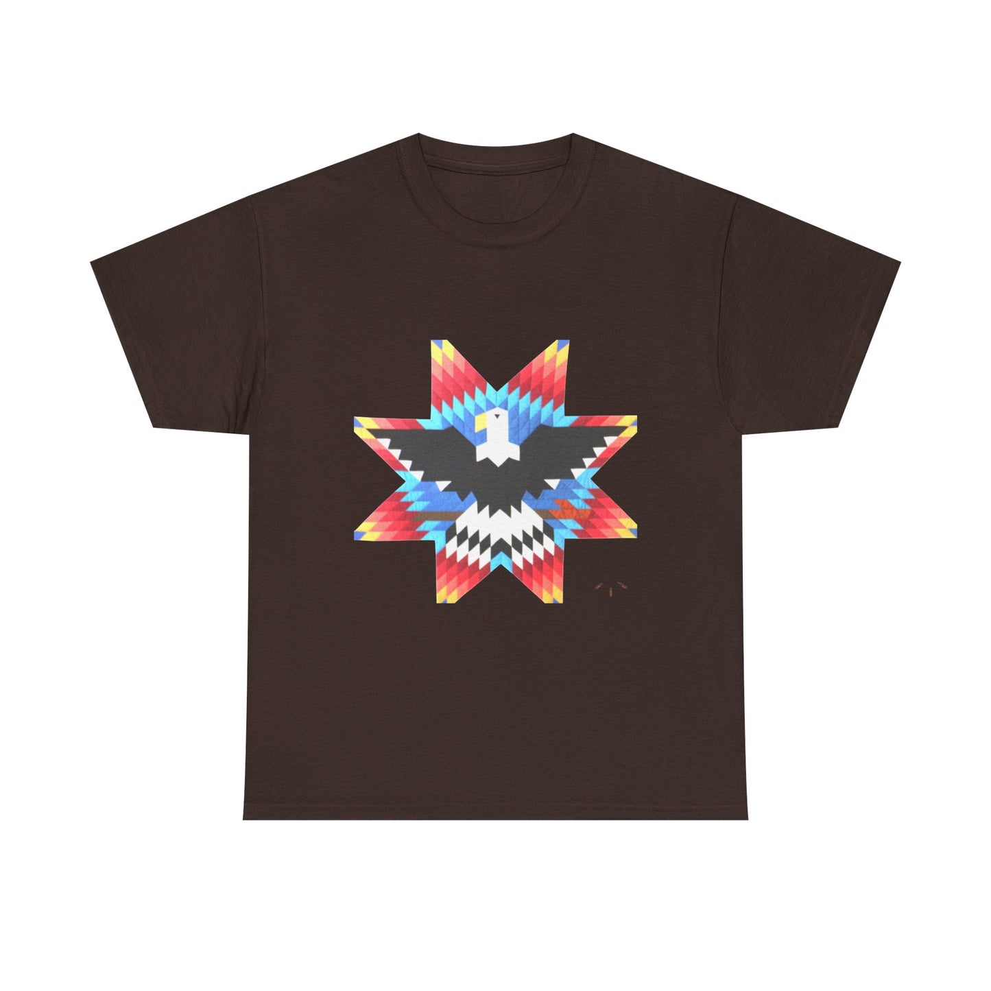 Native Star Eagle Graphic Tee with Arrow Backprint