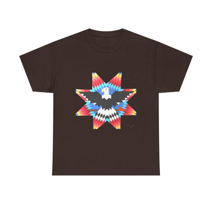 Native Star Eagle Graphic Tee with Arrow Backprint