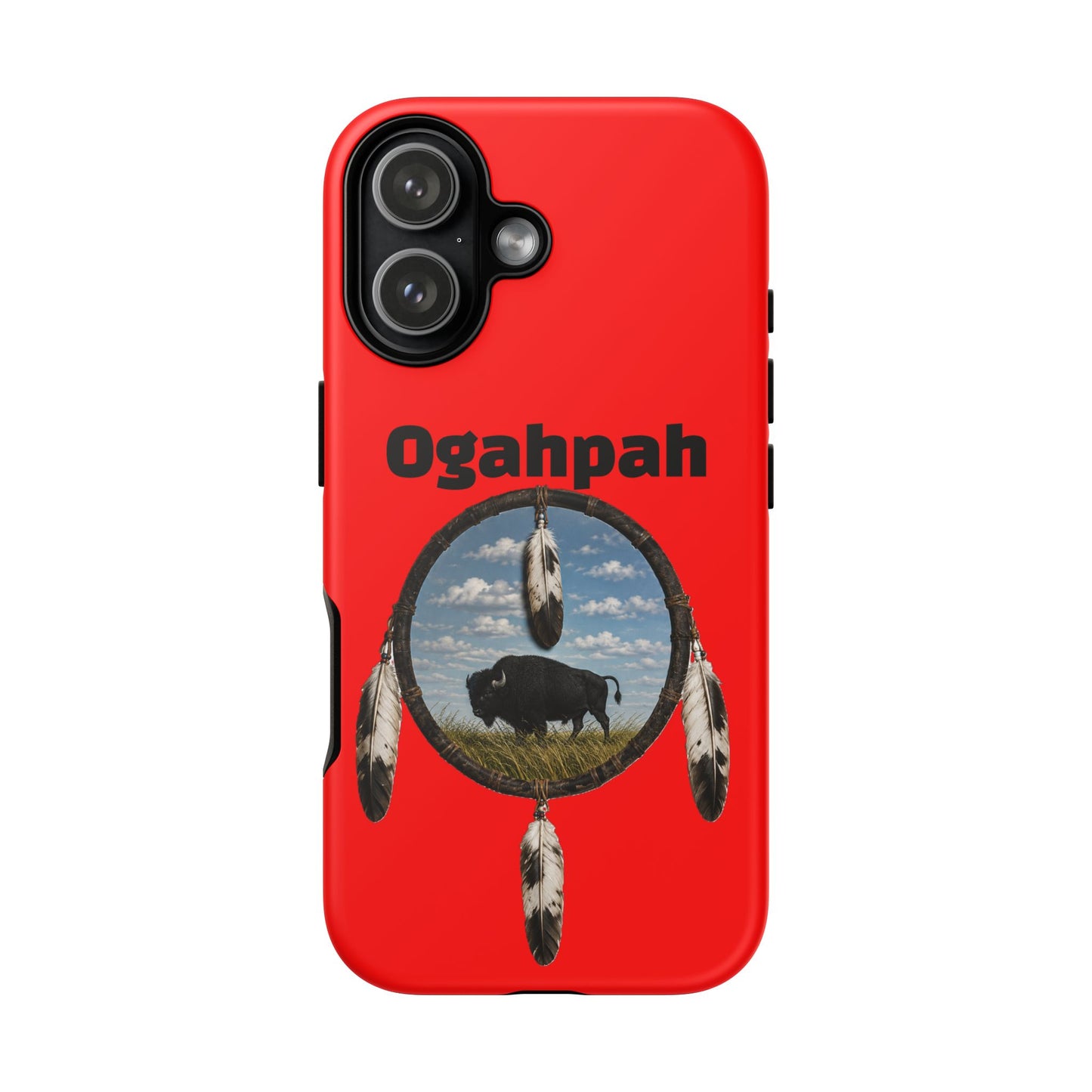 Quapaw Ogahpah Buffalo Phone Case — Native-Inspired Tough Case