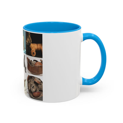 Aztec Artifact Photos Collage Coffee Mug (11oz/15oz)