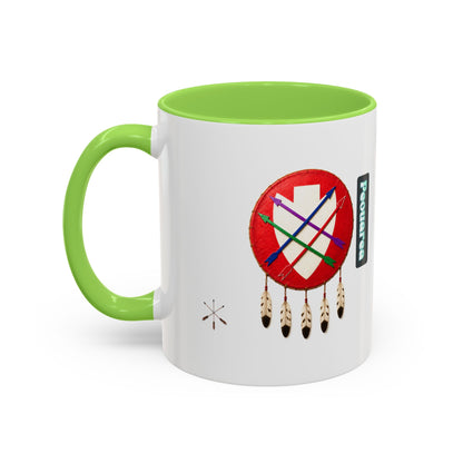 Peoria Powawera Dreamcatcher Coffee Mug — Colorful 11oz & 15oz Ceramic