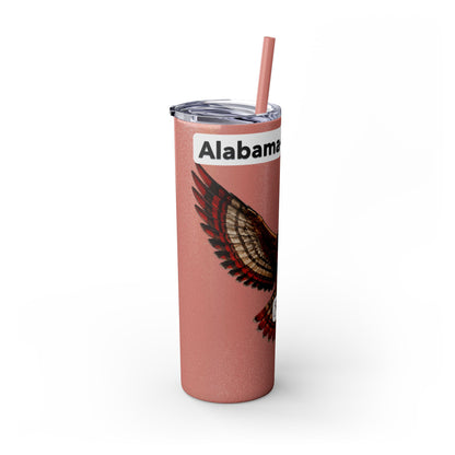AQ Skinny Tumbler with Straw, 20oz