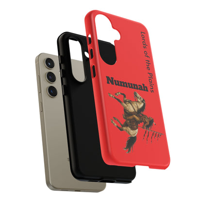 Comanche Numunah Horse Phone Case — 'Lords of the Plains' Red Protective Case