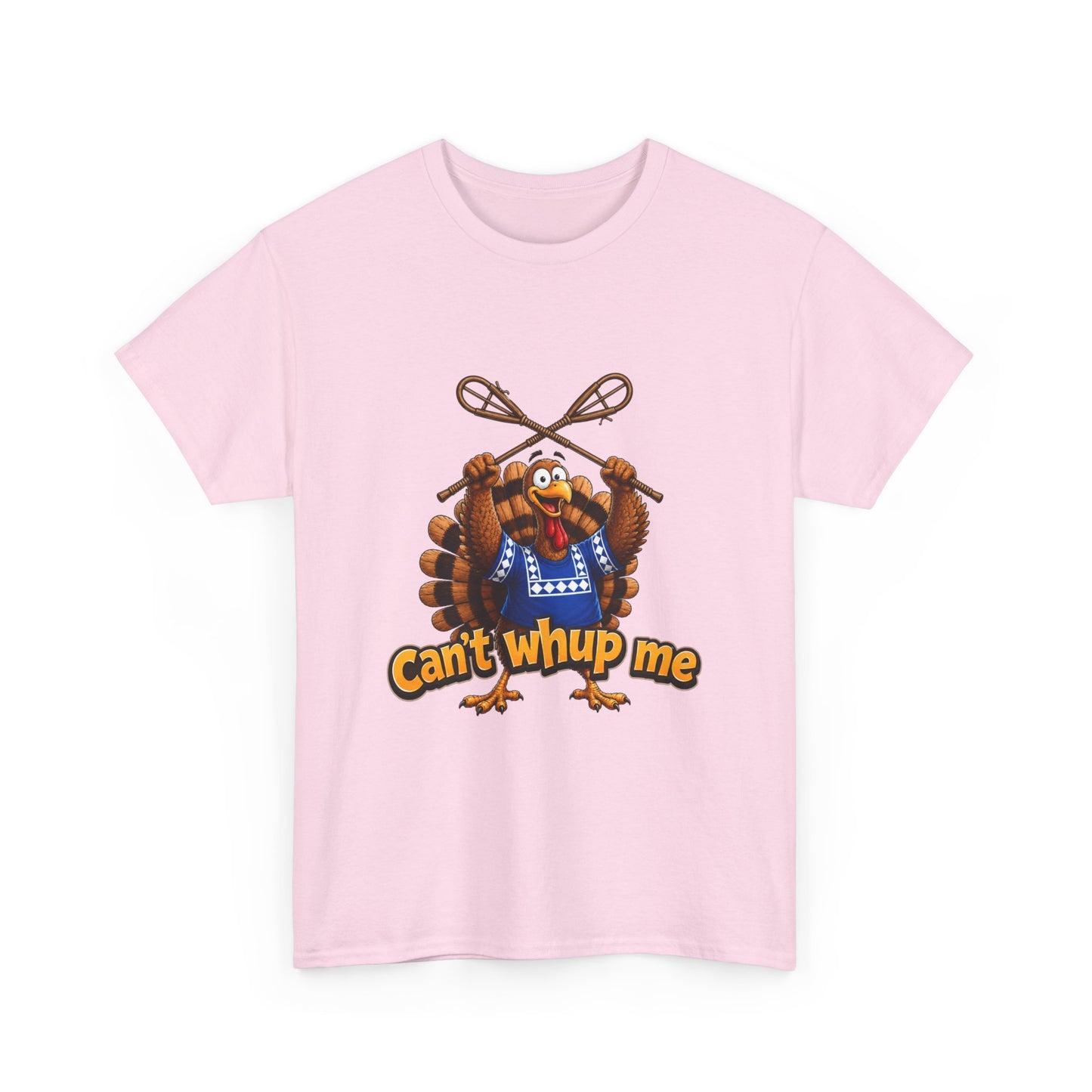 Turkey Mascot Tee — 'Can't Whup Me' Funny Thanksgiving T‑Shirt