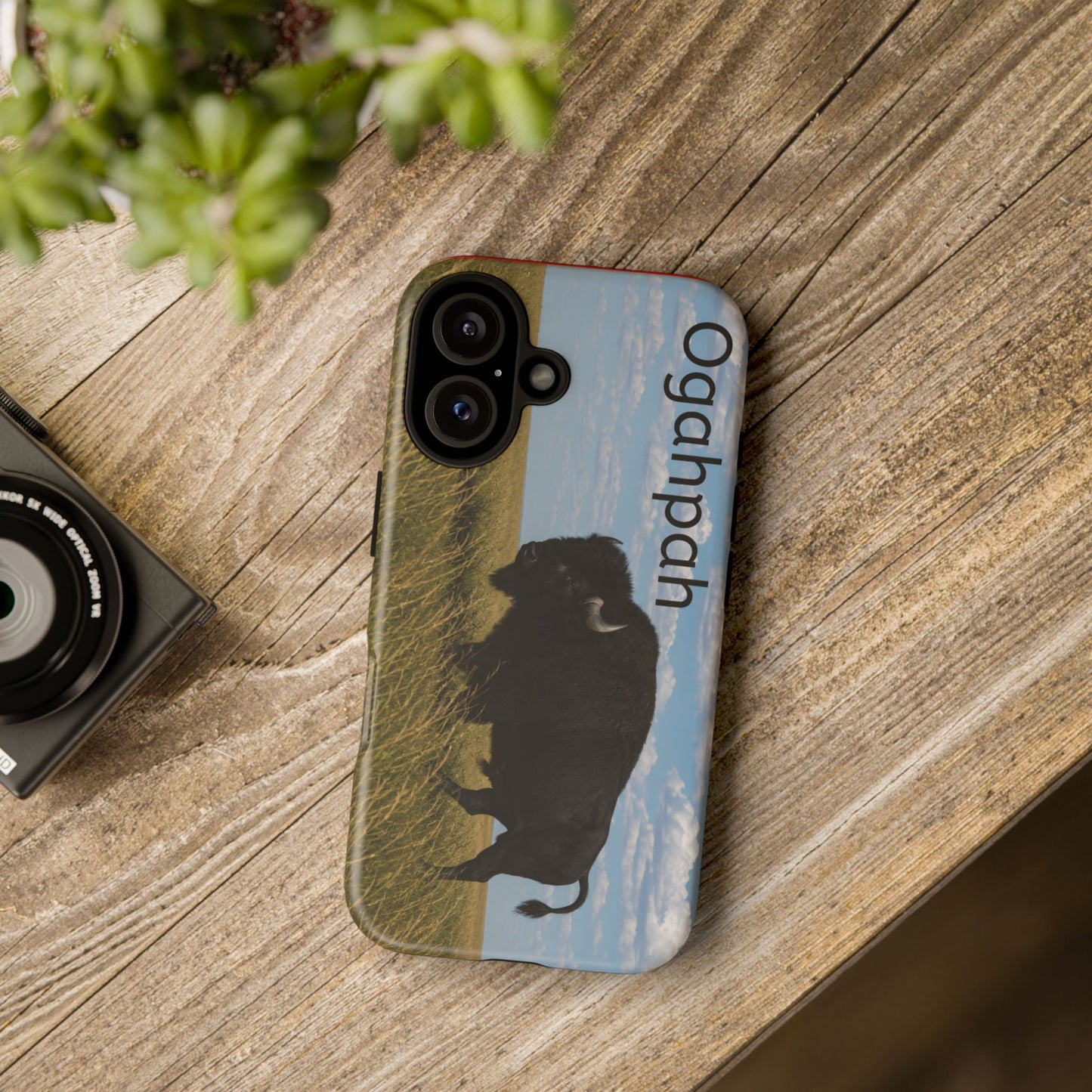 Quapaw Ogahpah Buffalo Phone Case — Native-Inspired Tough Case