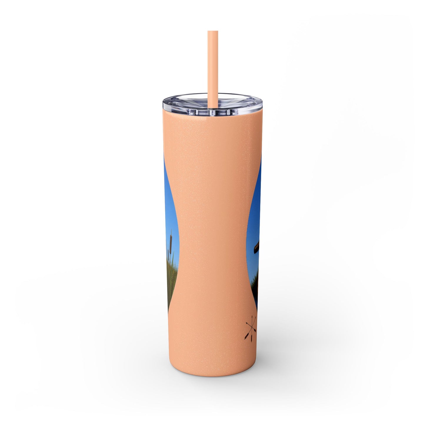 Ottawa Adawe Canoe Skinny Tumbler — 20oz Insulated Travel Cup with Straw